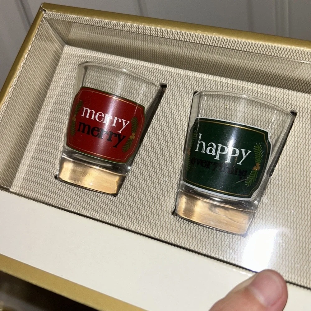 shot glasses 4 pieces gift set for Christmas